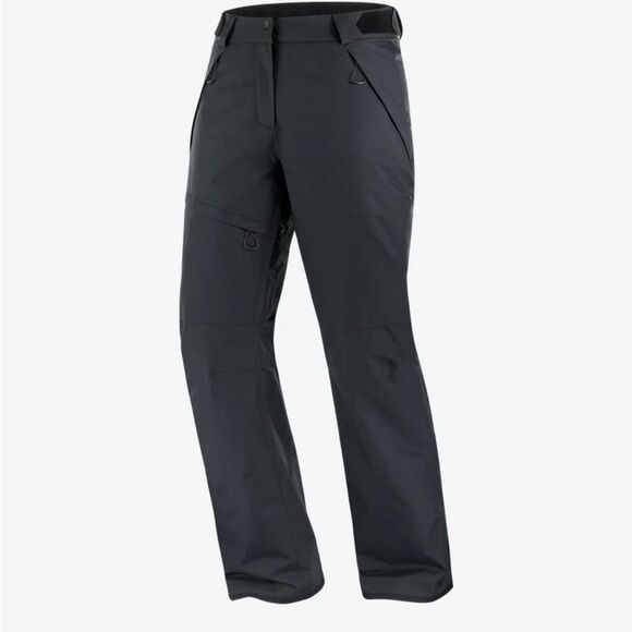 Salomon Bashley puff ski pants in black • Small - Picture 6 of 9
